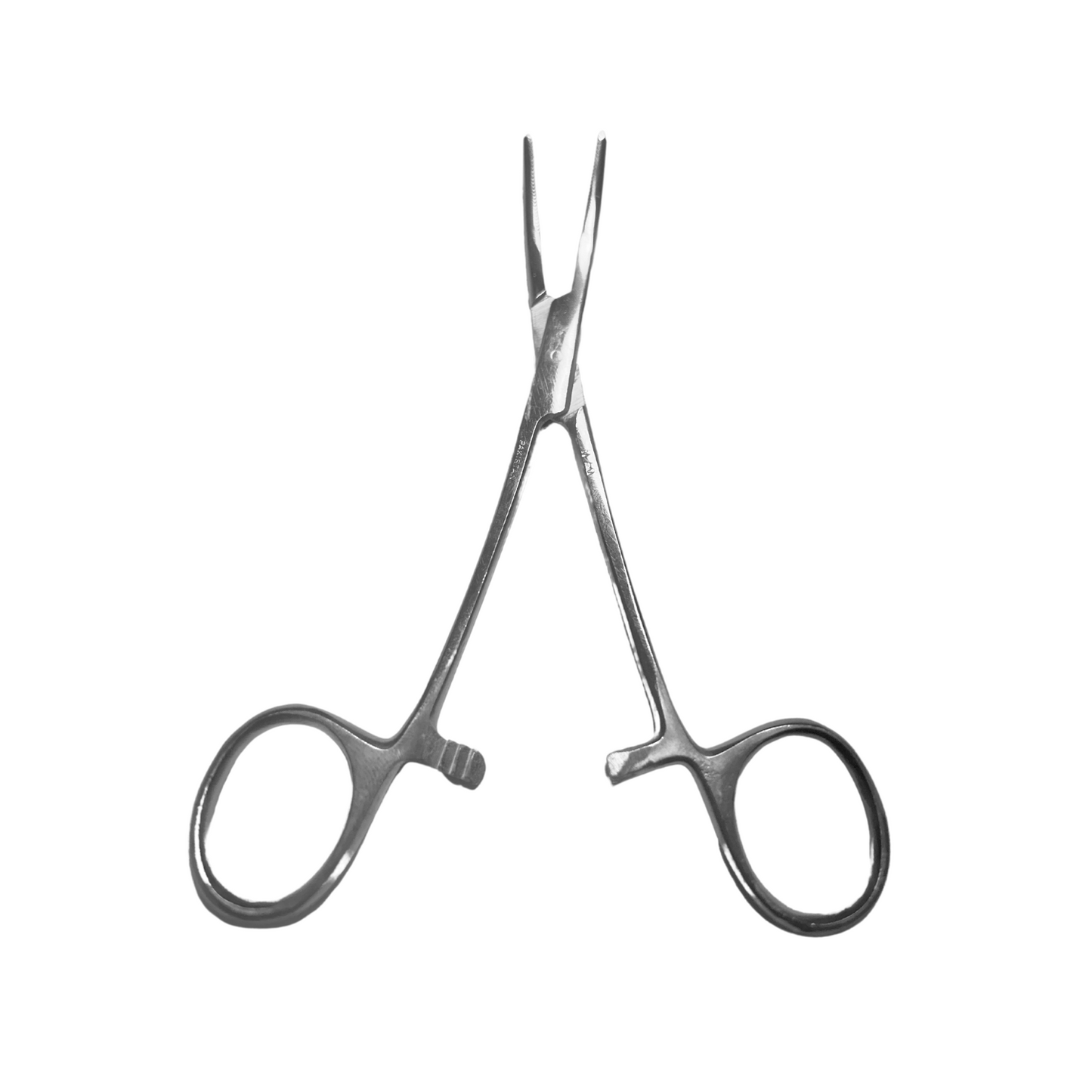 Curved Serrated Jaws Hemostat Clamp