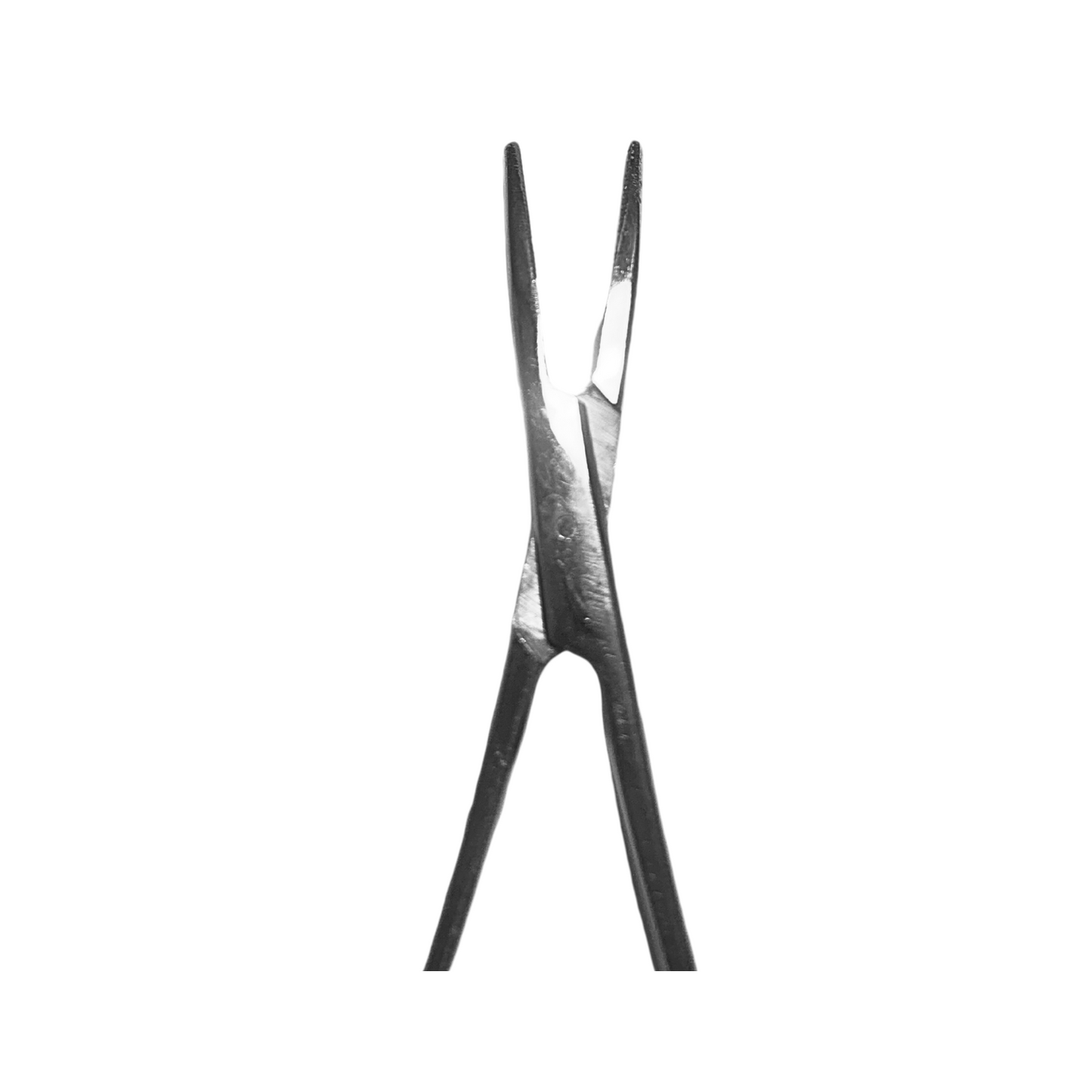 Curved Serrated Jaws Hemostat Clamp