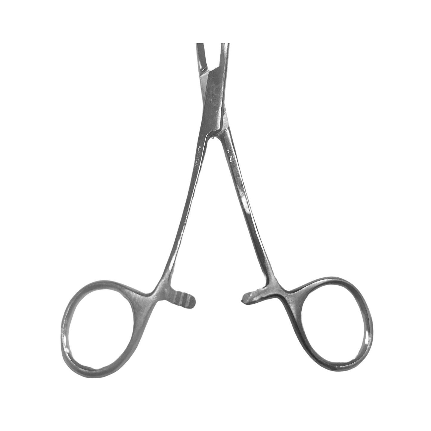 Curved Serrated Jaws Hemostat Clamp
