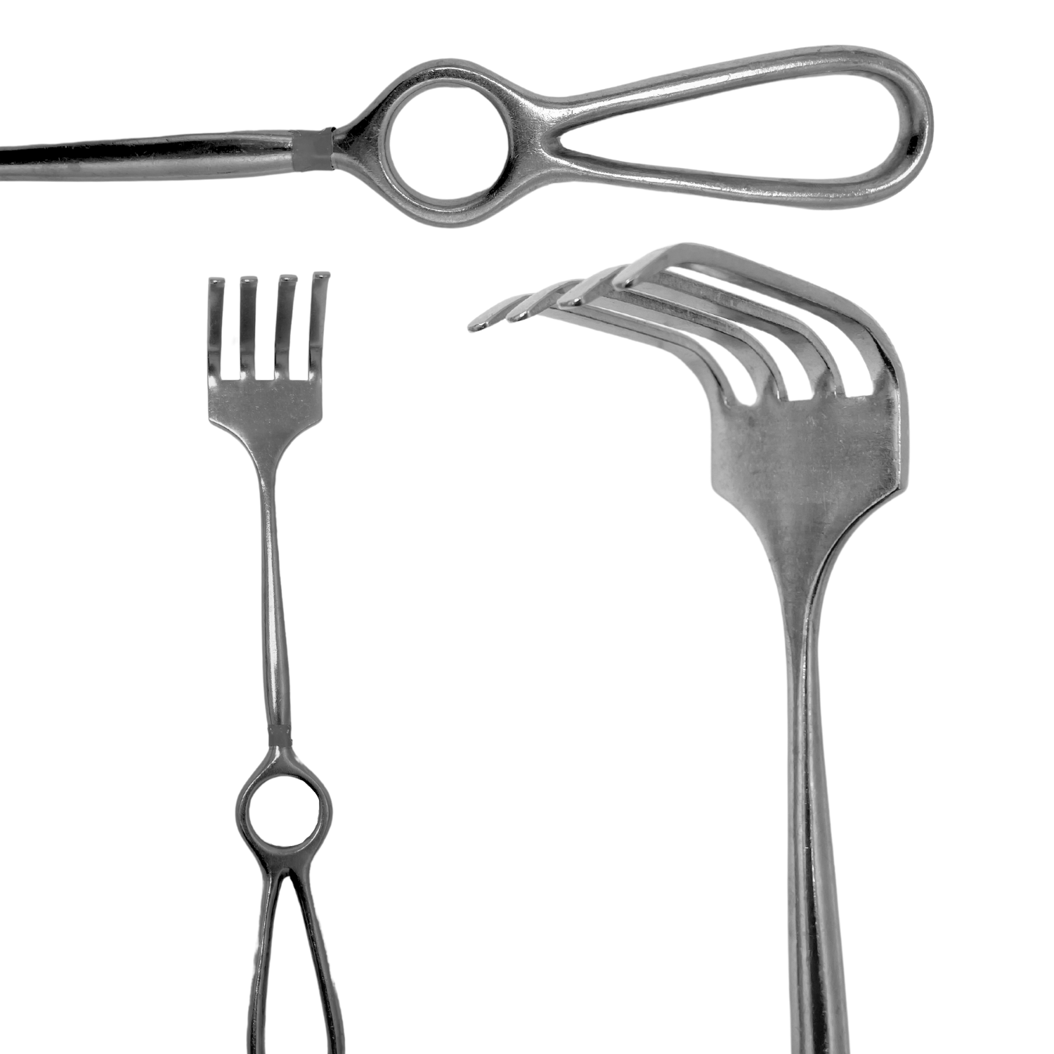 Blunt Rake 4-Prong Blunt Retractor Rake – Discount Surgical Tools