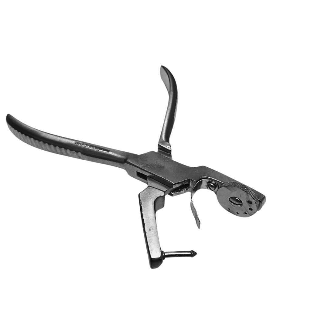 Rubberam Ainsworth Punch Plier Holes in Rubber Dam Materials Teeth Crowns Tools (Used)