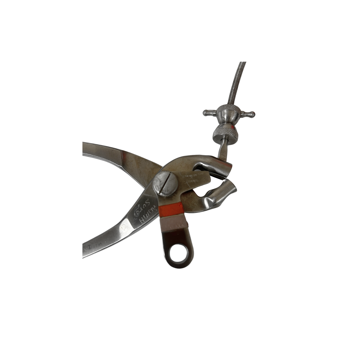Crutchfield Skull Traction Tongs Small Pattern Stainless Steel