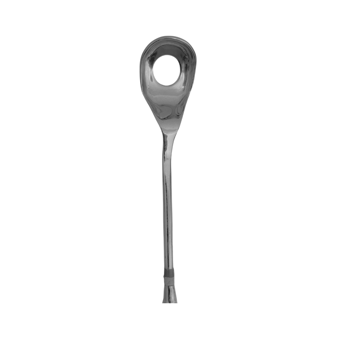 V. Mueller Pierced Olive Spoon