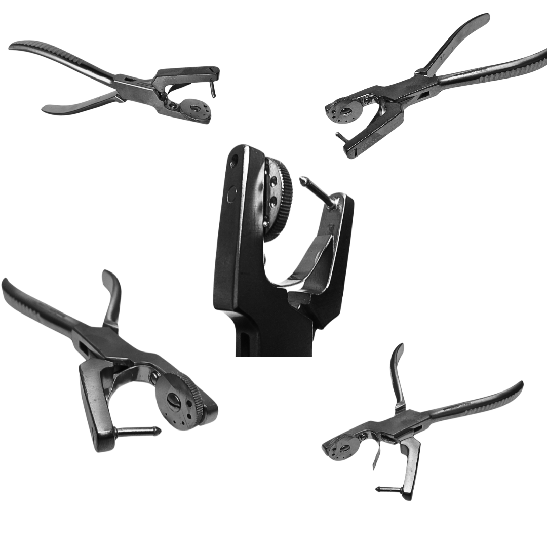 Rubberam Ainsworth Punch Plier Holes in Rubber Dam Materials Teeth Crowns Tools (Used)